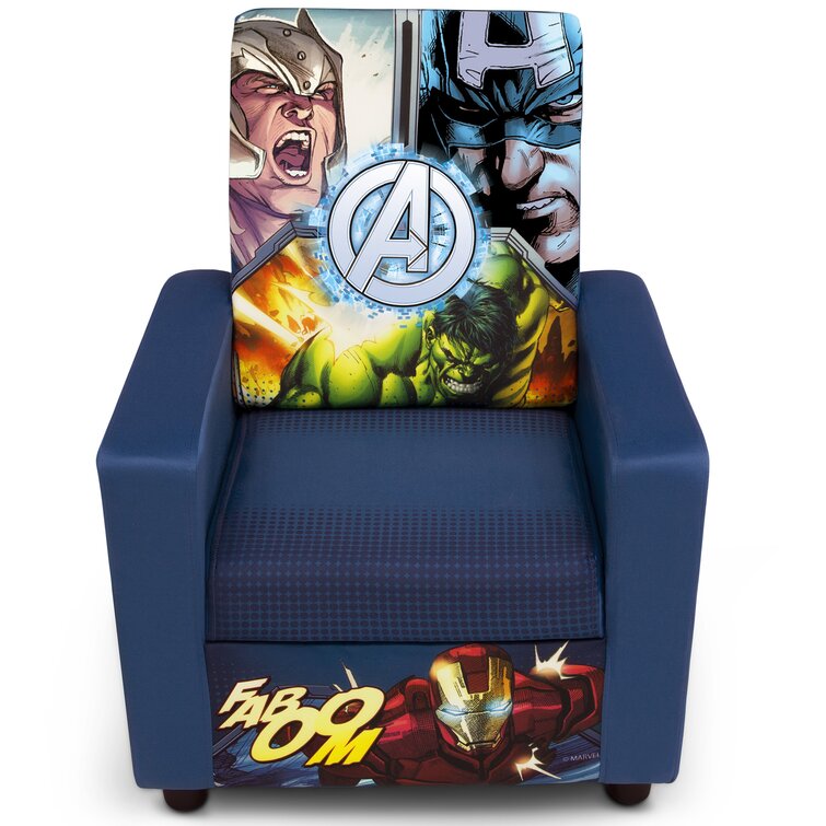 Delta Children Marvel Avengers High Back Upholstered Kids Chair